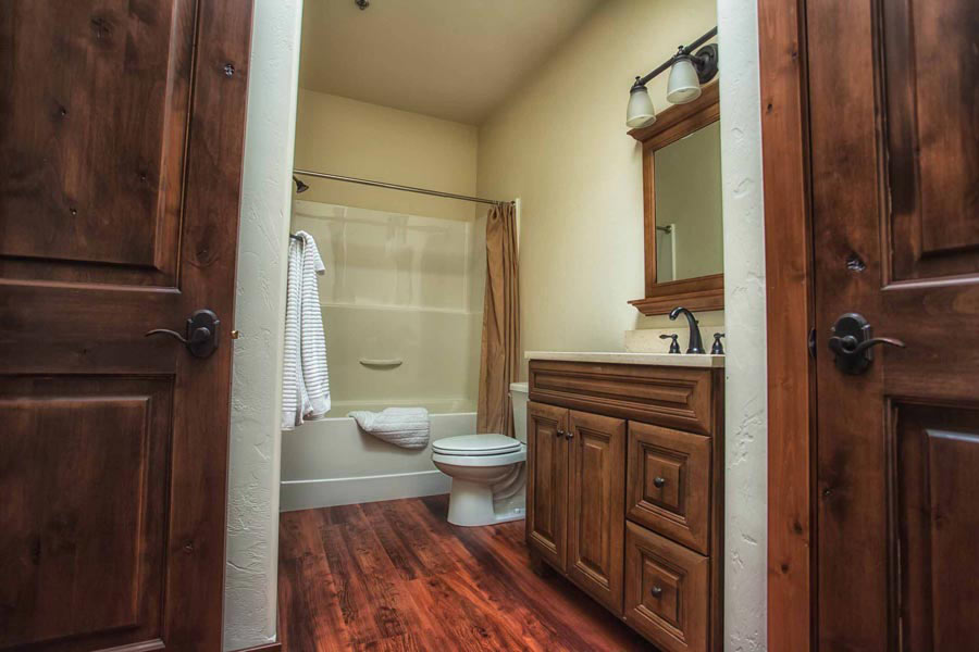Suite 3 bathroom in Whitefish Montana