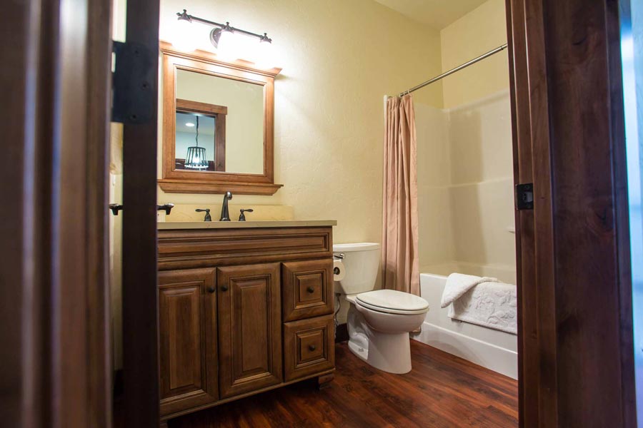 Suite 4 bathroom in Whitefish Montana