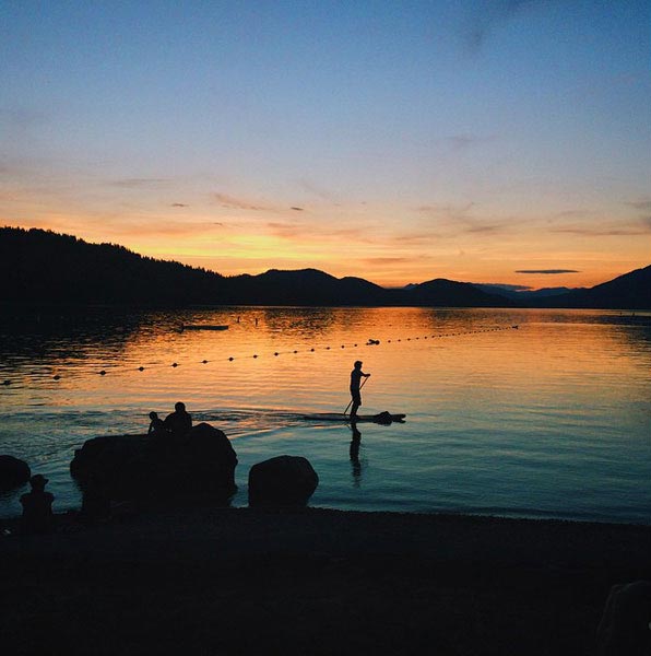 Stand Up Paddle boarding in Whitefish Montana